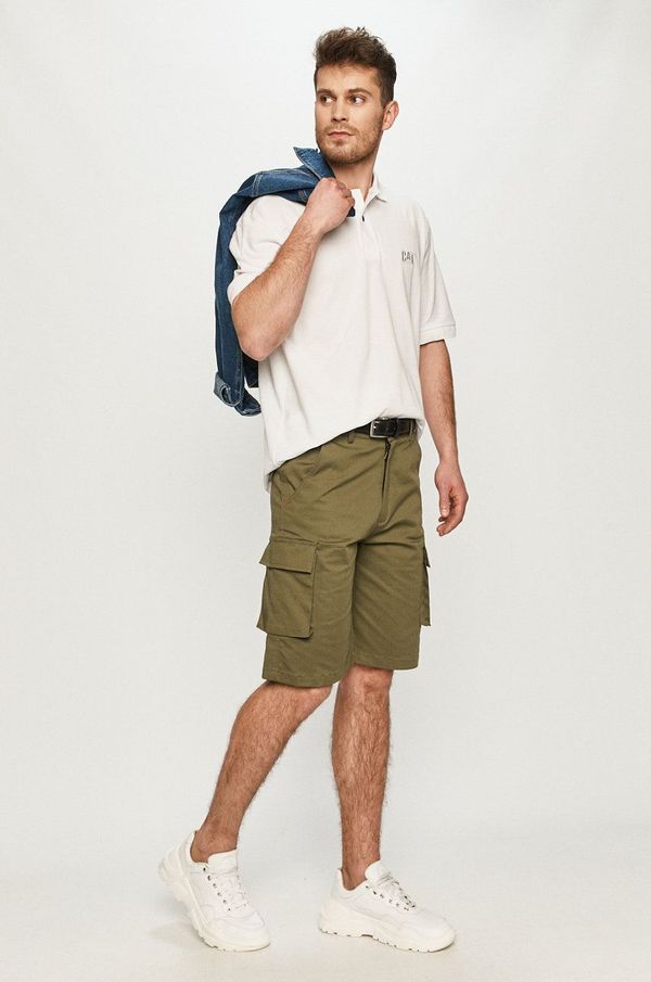 Caterpillar Polo majica Caterpillar za muškarce, boja: bijela