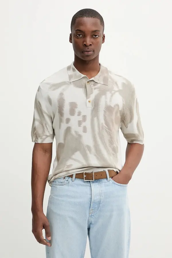 Desigual Polo majica Desigual FLOWER