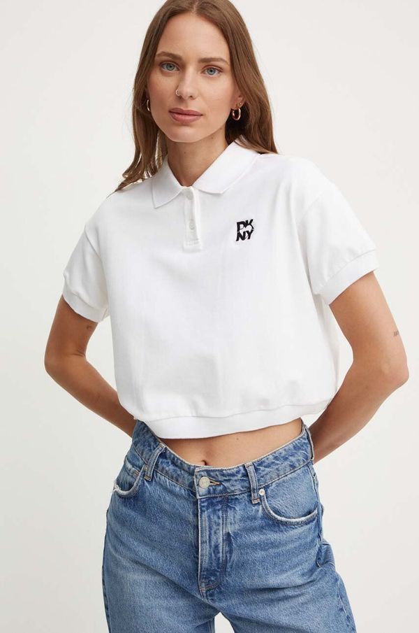 DKNY Polo majica Dkny za žene, boja: bež, D2B4A108
