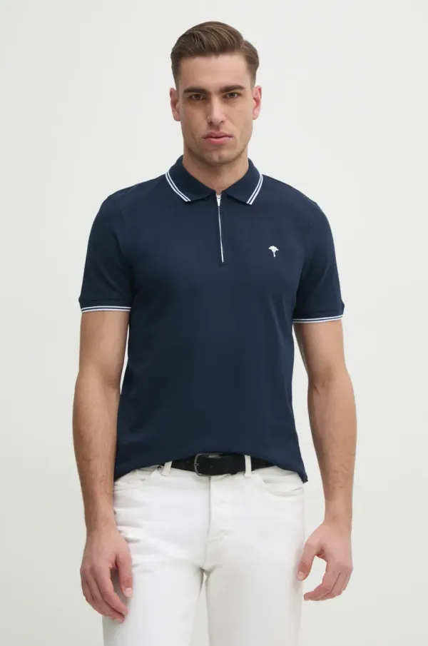 Joop! Polo majica Joop! za muškarce, boja: tamno plava, bez uzorka, 30045544