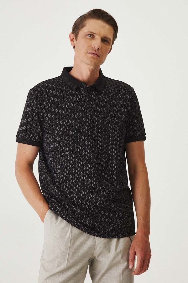 Medicine Polo majica Medicine za muškarce, boja: crna