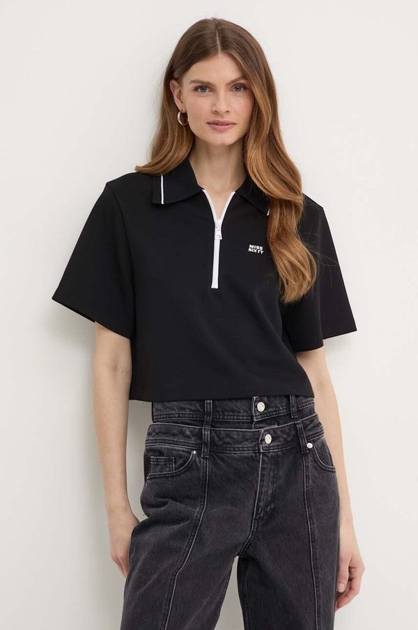 Miss Sixty Polo majica Miss Sixty SJ3570 S/S T-SHIRT za žene, boja: crna, 6L2SJ3570000