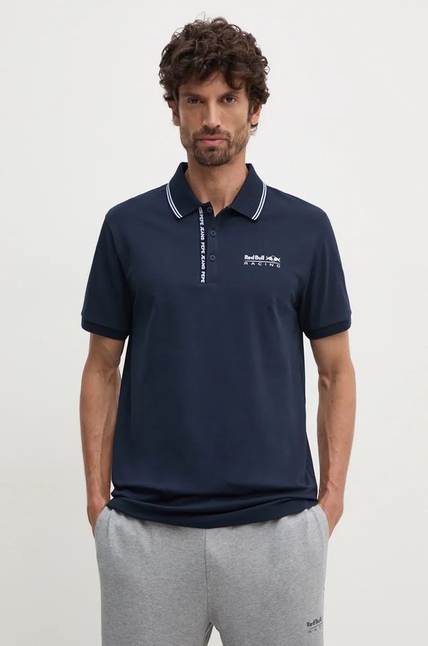 Red Bull Racing x Pepe Jeans Polo majica Red Bull Racing x Pepe Jeans za muškarce, boja: tamno plava, s tiskom, RM540001