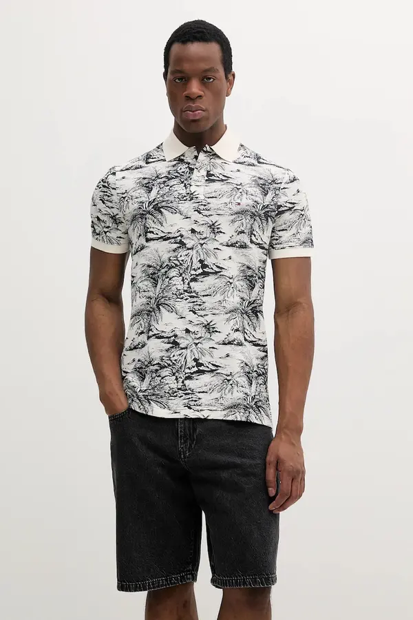 Tommy Hilfiger Polo majica s dodatkom lana Tommy Hilfiger