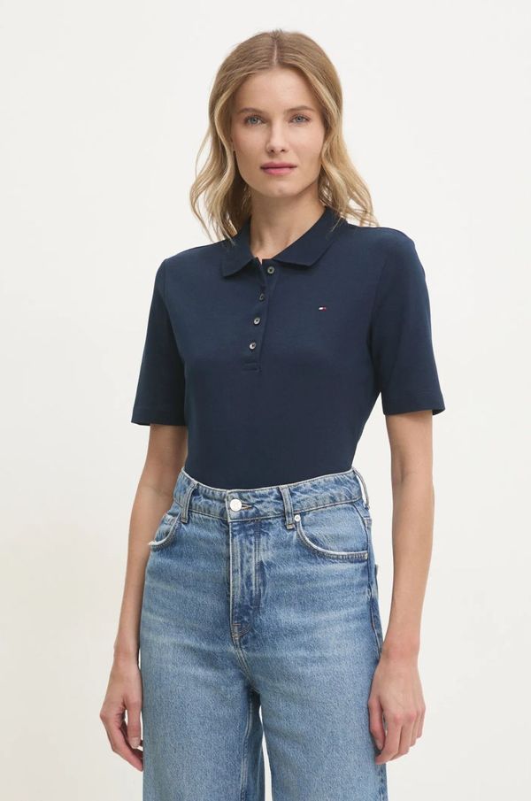 Tommy Hilfiger Polo majica Tommy Hilfiger za žene, boja: tamno plava, WW0WW43224