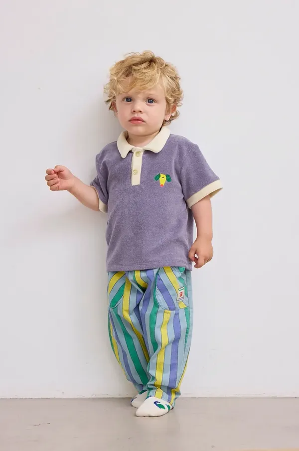 Bobo Choses Polo majica za bebe Bobo Choses Happy Dog s tiskom, 125AB016