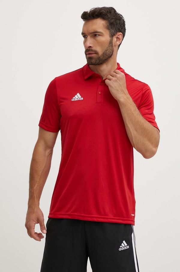 adidas Performance Polo majica za vježbanje adidas Performance Entrada 22 boja: crvena, bez uzorka, H57489