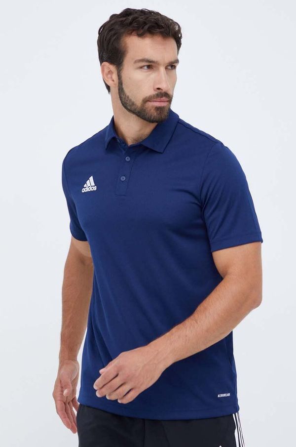 adidas Performance Polo majica za vježbanje adidas Performance Entrada 22 boja: tamno plava, s tiskom