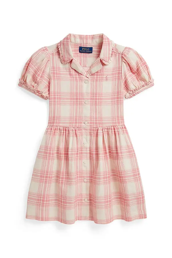 Polo Ralph Lauren Polo Ralph Lauren babydoll haljina s lanom