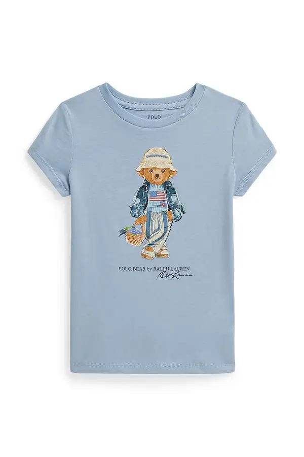 Polo Ralph Lauren Polo Ralph Lauren basic majica kratkih rukava za djecu od pamuka