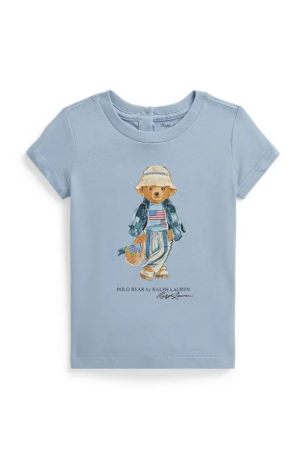 Polo Ralph Lauren Polo Ralph Lauren basic majica kratkih rukava za djecu od pamuka
