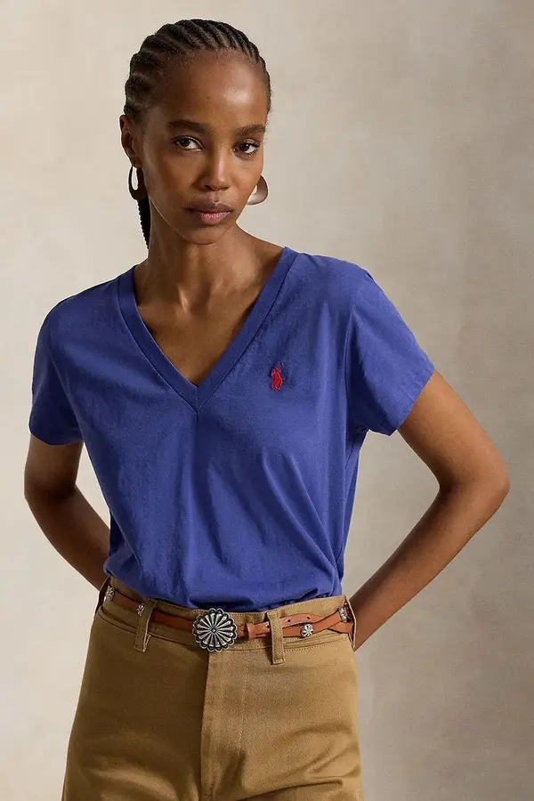 Polo Ralph Lauren Polo Ralph Lauren basic majica kratkih rukava ženska od pamuka