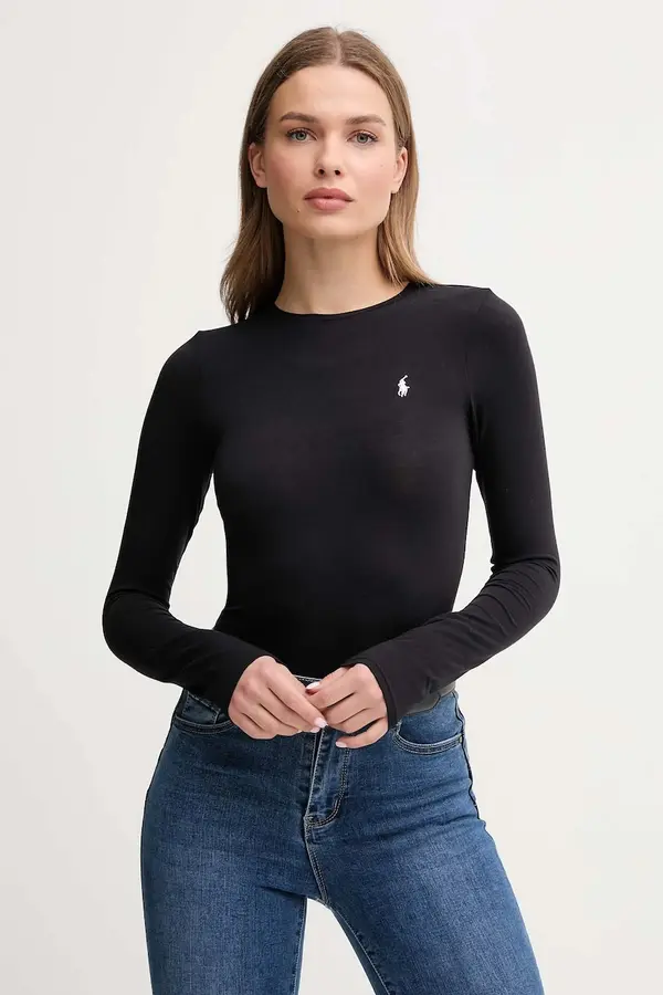 Polo Ralph Lauren Polo Ralph Lauren bodi za žene od pamuka s elastanom