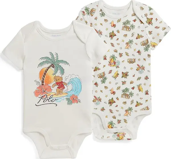 Polo Ralph Lauren Polo Ralph Lauren body za bebe od pamuka 2-pack