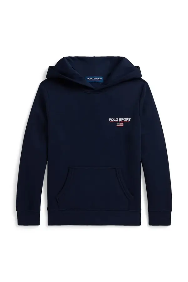 Polo Ralph Lauren Polo Ralph Lauren dukserica sa kapuljačom za djecu od pamuka