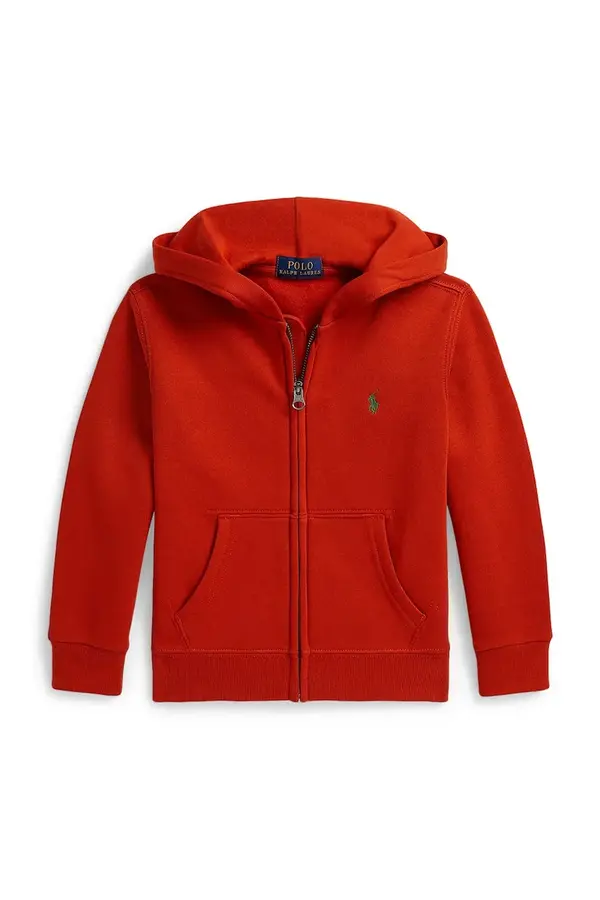 Polo Ralph Lauren Polo Ralph Lauren dukserica sa kapuljačom za djecu s pamukom