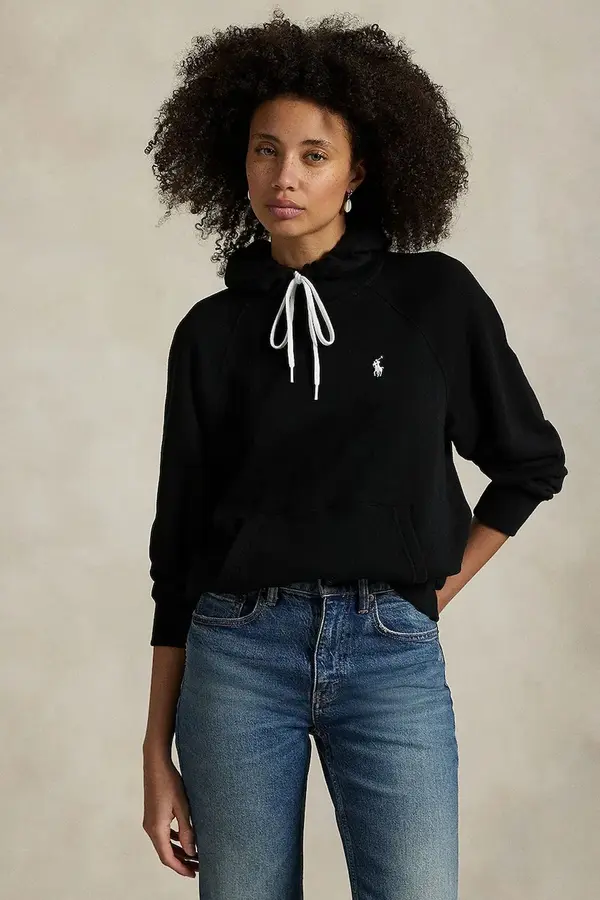 Polo Ralph Lauren Polo Ralph Lauren dukserica sa kapuljačom za žene s pamukom