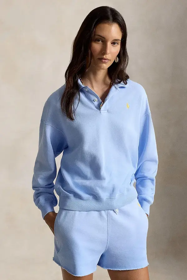 Polo Ralph Lauren Polo Ralph Lauren dukserica ženska s pamukom ISLAND FLC-KNT-SWEATSHIRT