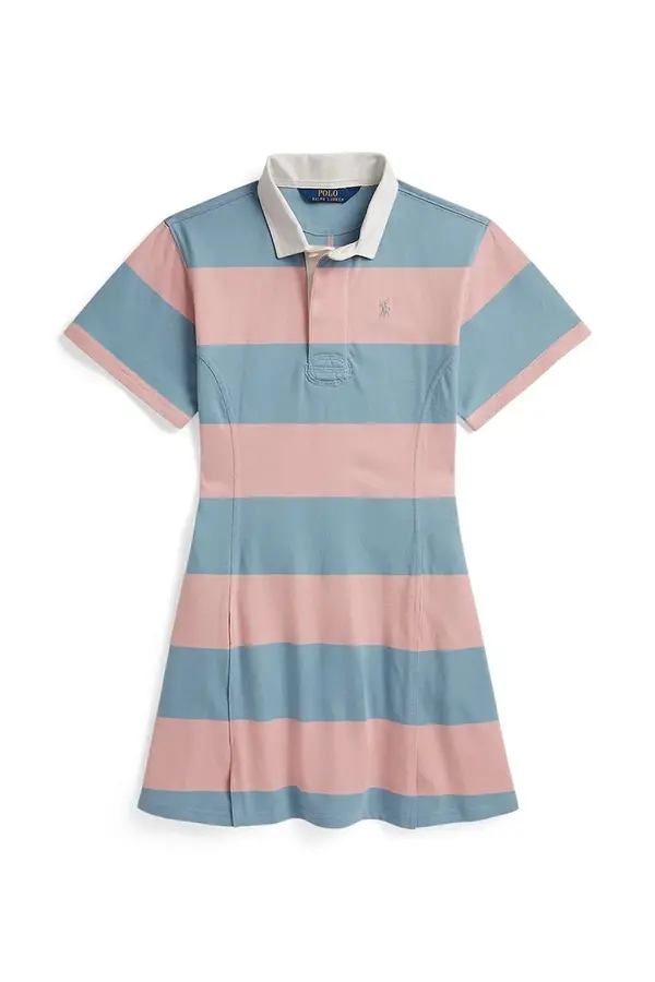 Polo Ralph Lauren Polo Ralph Lauren haljina A-kroja od pamuka