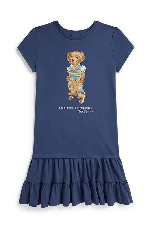 Polo Ralph Lauren Polo Ralph Lauren haljina A-kroja od pamuka
