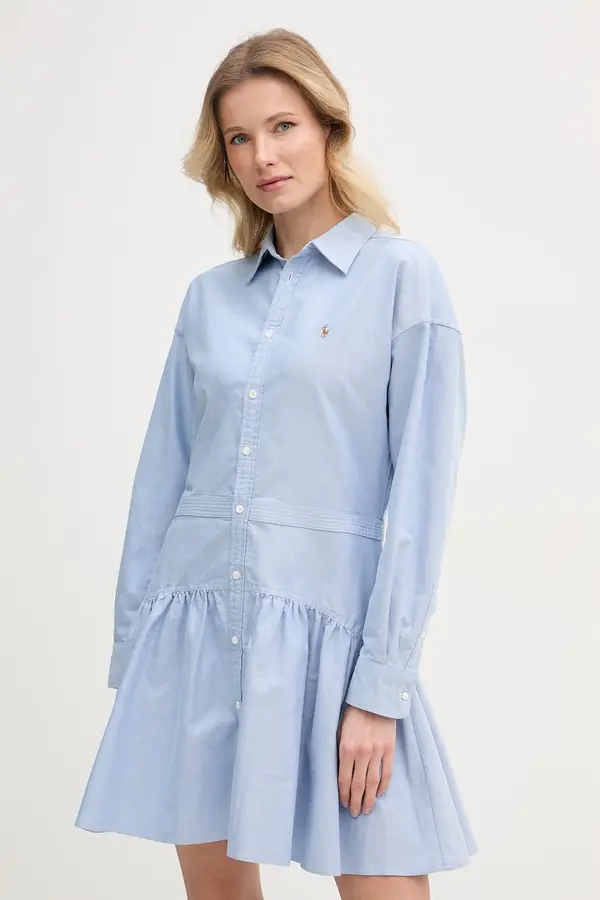 Polo Ralph Lauren Polo Ralph Lauren haljina u stilu košulje od pamuka