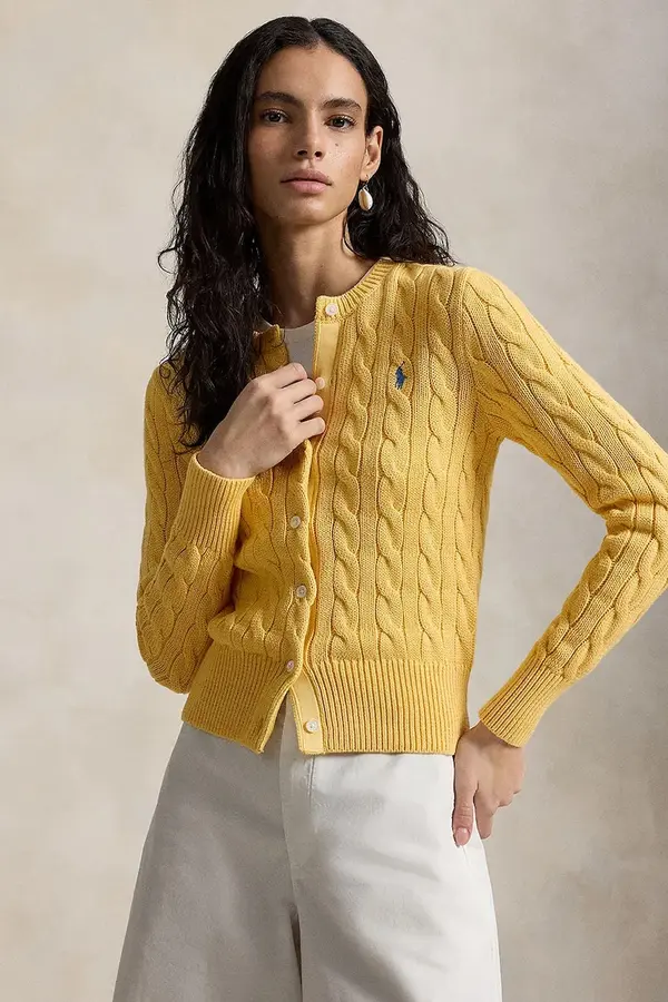 Polo Ralph Lauren Polo Ralph Lauren kardigan za žene od pamuka COTTON-LSL-CRD