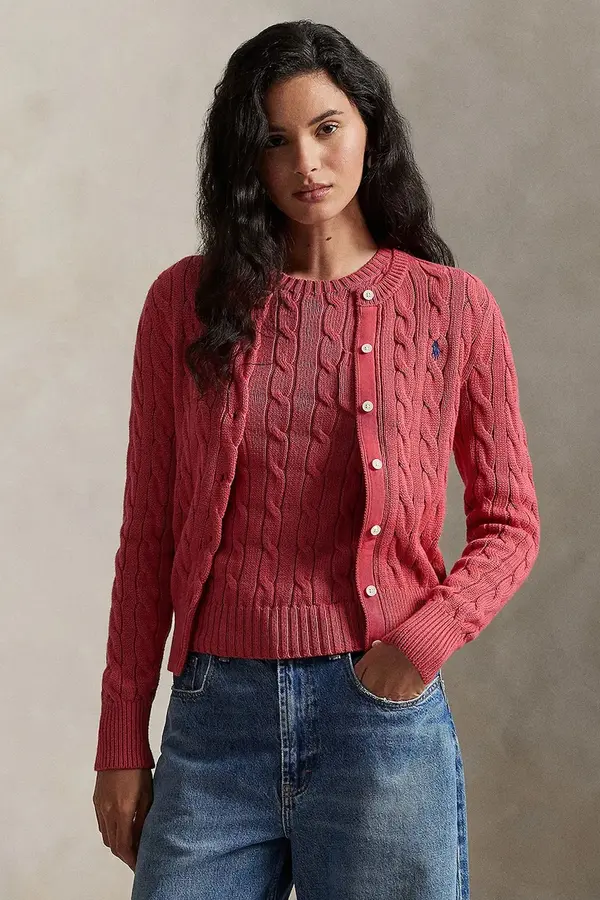 Polo Ralph Lauren Polo Ralph Lauren kardigan ženski od pamuka
