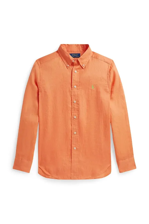 Polo Ralph Lauren Polo Ralph Lauren košulja za djecu od lana