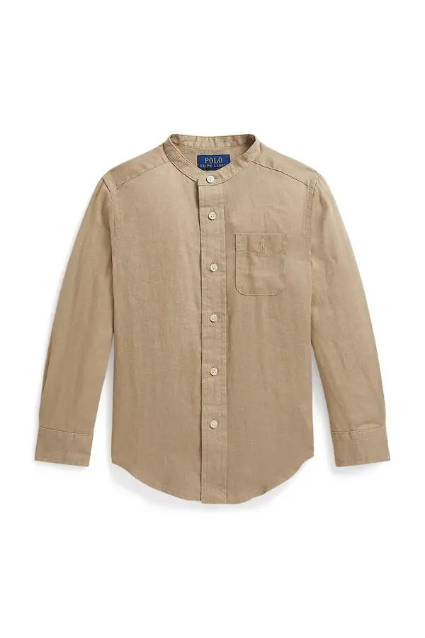 Polo Ralph Lauren Polo Ralph Lauren košulja za djecu od lana