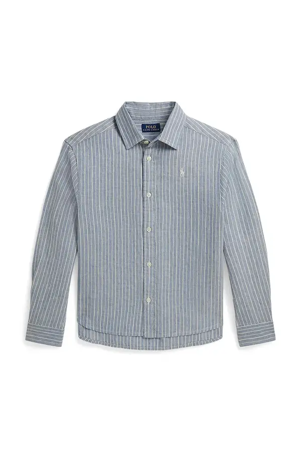 Polo Ralph Lauren Polo Ralph Lauren košulja za djecu s lanom