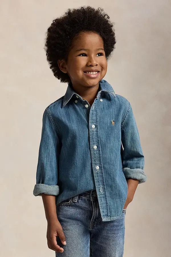 Polo Ralph Lauren Polo Ralph Lauren košulja za djecu traper