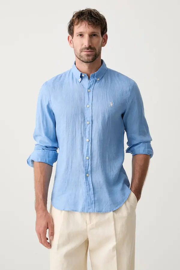 Polo Ralph Lauren Polo Ralph Lauren košulja za muškarce od lana