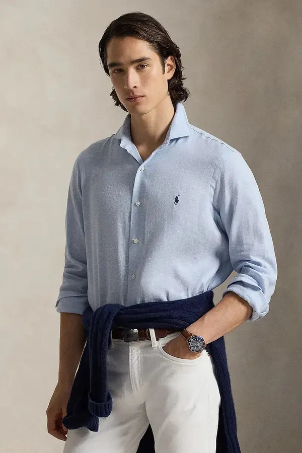 Polo Ralph Lauren Polo Ralph Lauren košulja za muškarce od vune