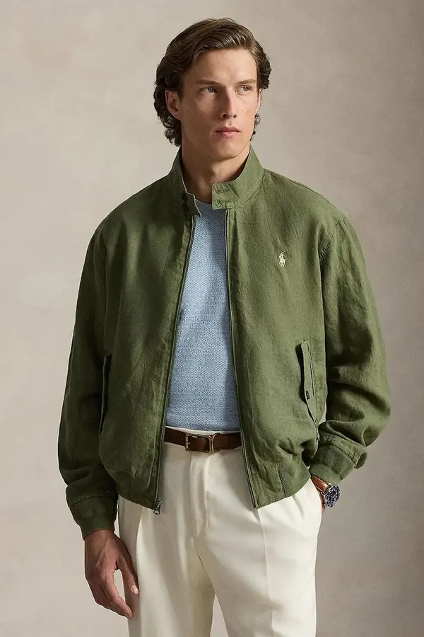 Polo Ralph Lauren Polo Ralph Lauren kratka jakna muška lanena