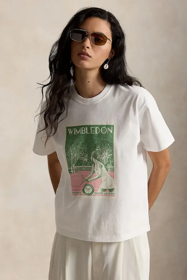 Polo Ralph Lauren Polo Ralph Lauren majica ženska pamučna