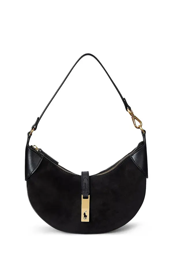 Polo Ralph Lauren Polo Ralph Lauren mala torba hobo za žene kožna