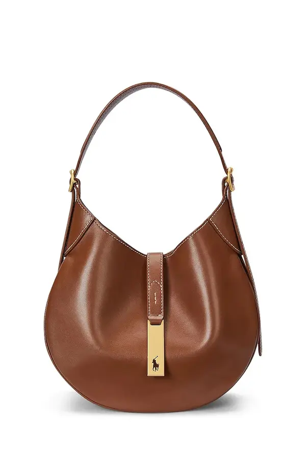 Polo Ralph Lauren Polo Ralph Lauren mala torba hobo ženska kožna