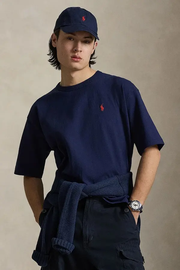 Polo Ralph Lauren Polo Ralph Lauren oversize majica kratkih rukava za muškarce od pamuka