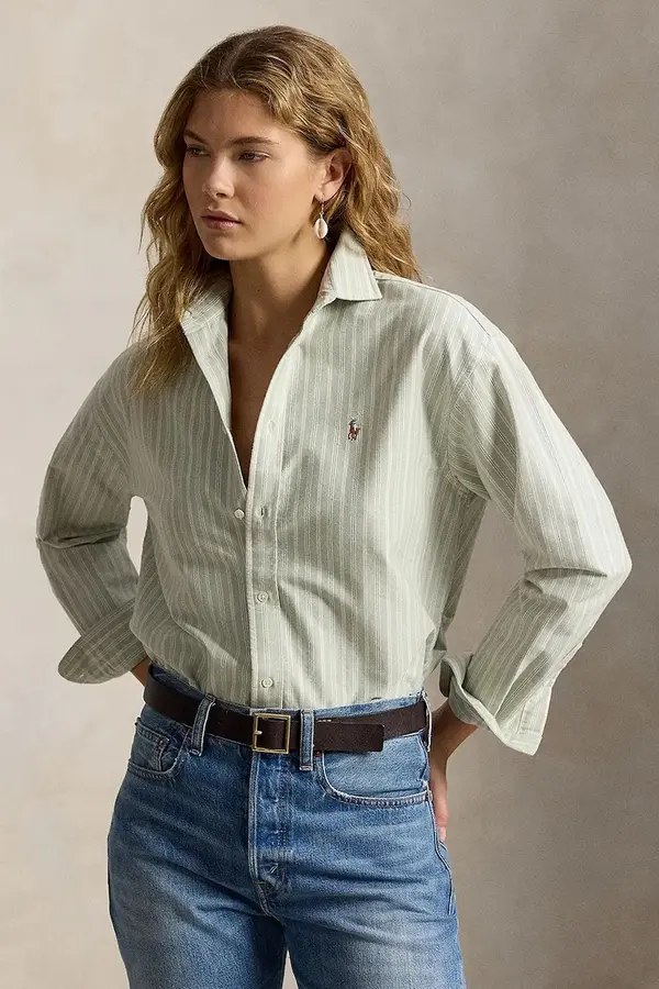 Polo Ralph Lauren Polo Ralph Lauren oxford košulja za žene od pamuka