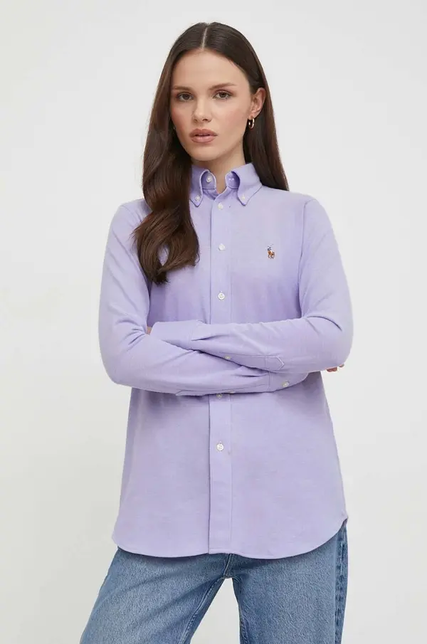 Polo Ralph Lauren Polo Ralph Lauren oxford košulja za žene od pamuka