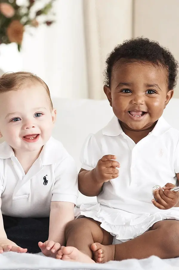 Polo Ralph Lauren Polo Ralph Lauren Pamučna polo majica za bebe Polo Ralph Lauren