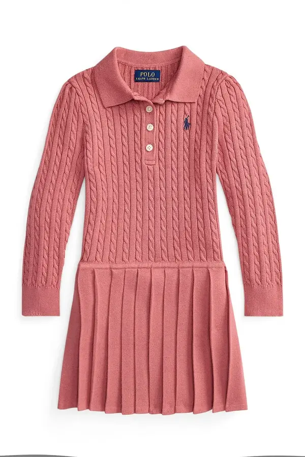 Polo Ralph Lauren Polo Ralph Lauren plisirana haljina od pamuka