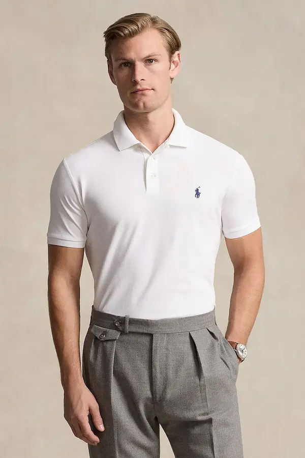 Polo Ralph Lauren Polo Ralph Lauren polo za muškarce od pamuka s elastanom