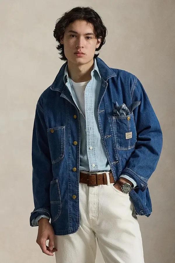 Polo Ralph Lauren Polo Ralph Lauren prijelazna jakna za muškarce od trapera