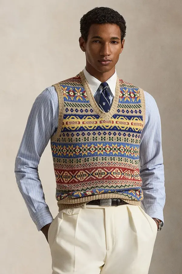 Polo Ralph Lauren Polo Ralph Lauren prsluk za muškarce s lanom