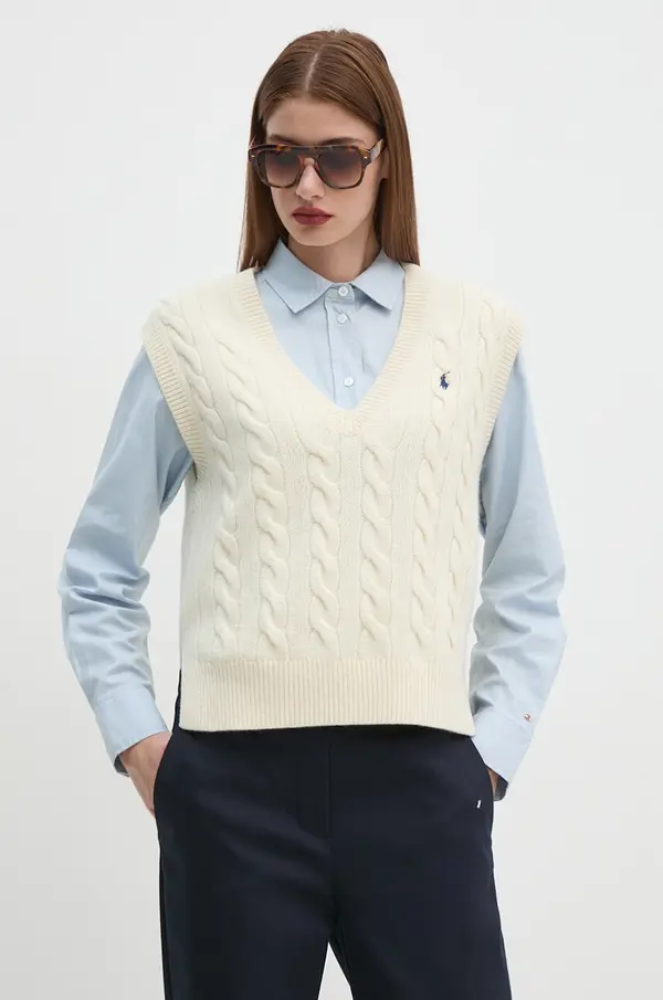 Polo Ralph Lauren Polo Ralph Lauren pulover bez rukava za žene od vune