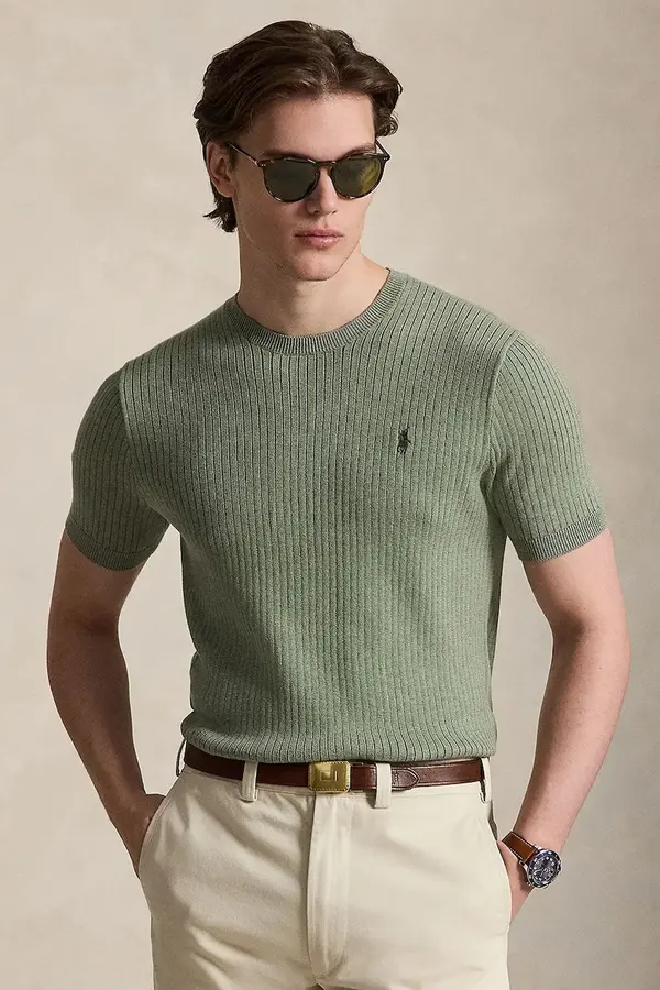 Polo Ralph Lauren Polo Ralph Lauren pulover kratkih rukava za muškarce od pamuka