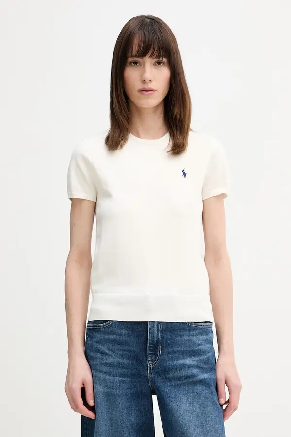 Polo Ralph Lauren Polo Ralph Lauren pulover kratkih rukava za žene s pamukom