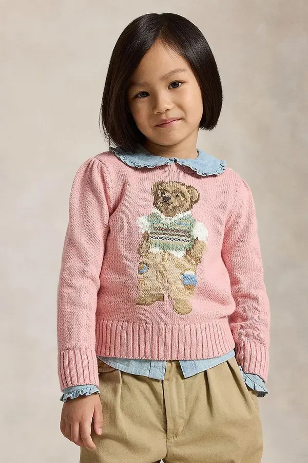 Polo Ralph Lauren Polo Ralph Lauren pulover za djecu od pamuka