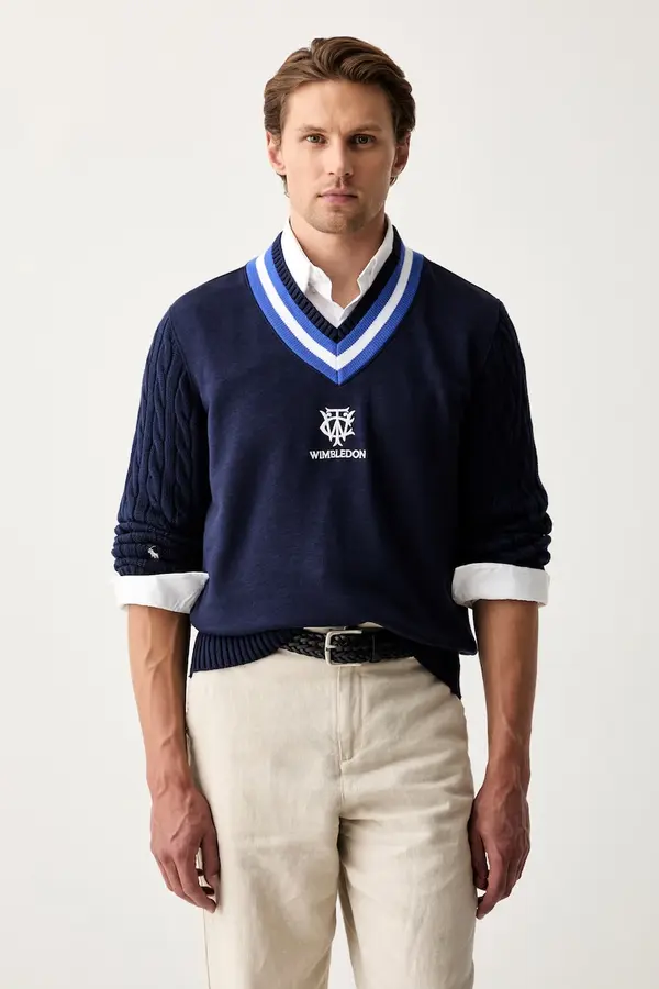 Polo Ralph Lauren Polo Ralph Lauren pulover za muškarce od pamuka Wimbledon